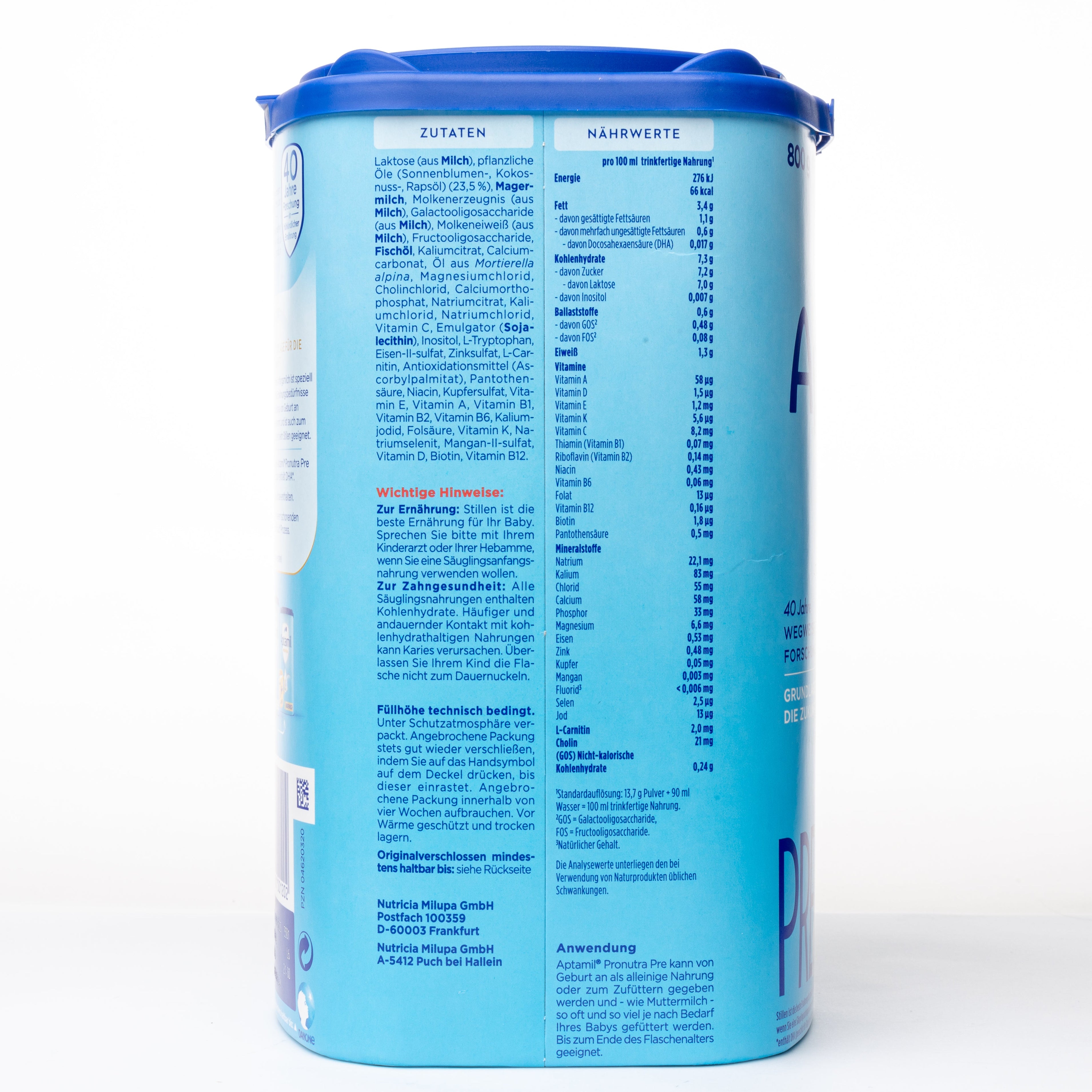 Aptamil Pronutra Advance PRE Infant Formula 800g (6 Boxes)