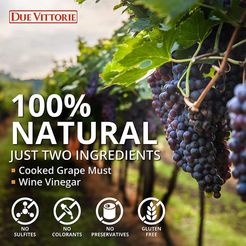 Due Vittorie Oro Gold Balsamic Vinegar of Modena IGP - 16.91fl oz / 500ml