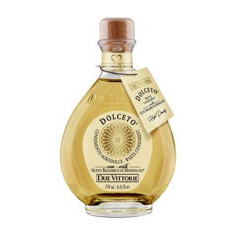 Due Vittorie Dolceto White Condiment Balsamic Vinegar Dressing - 8.45fl oz / 250 ml