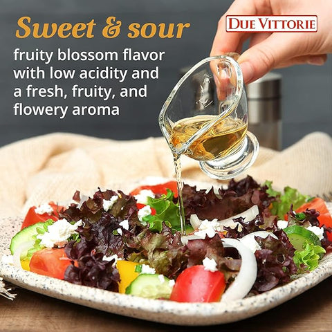 Due Vittorie Dolceto White Condiment Balsamic Vinegar Dressing - 8.45fl oz / 250 ml