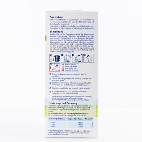 HiPP Combiotic Stage 2 NO STARCH Organic Infant Formula - 600g
