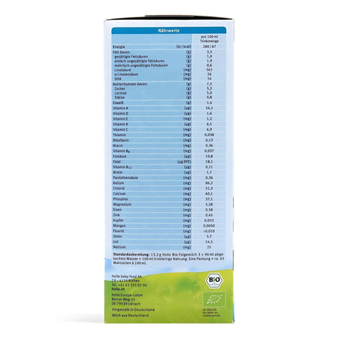 Holle Stage 3 Organic Infant Formula - 600g