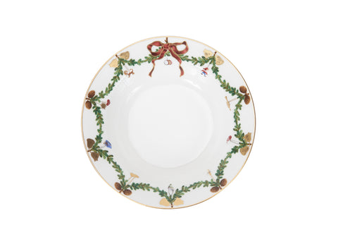 Royal Copenhagen Star fluted christmas Deep Plate 17cm