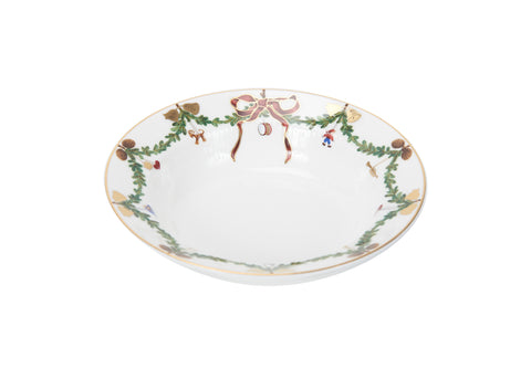 Royal Copenhagen Star fluted christmas Deep Plate 17cm