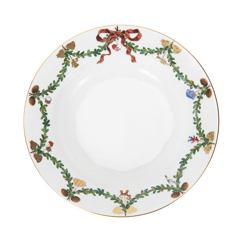 Royal Copenhagen Star fluted christmas Deep Plate 24cm