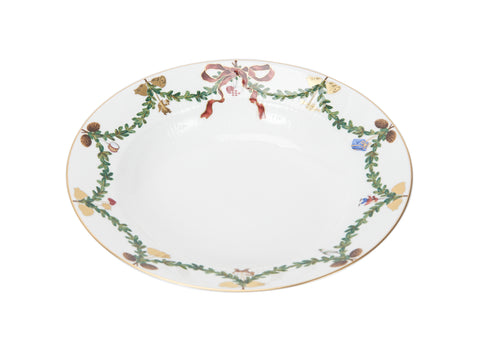 Royal Copenhagen Star fluted christmas Deep Plate 24cm