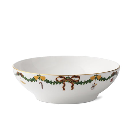 Royal Copenhagen Star Fluted Christmas Serving Bowl 220cl