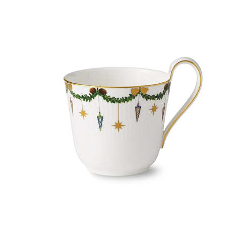 Royal Copenhagen Star Fluted Christmas High Handle Mug 33cl