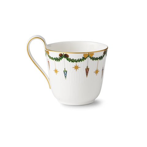 Royal Copenhagen Star Fluted Christmas High Handle Mug 33cl