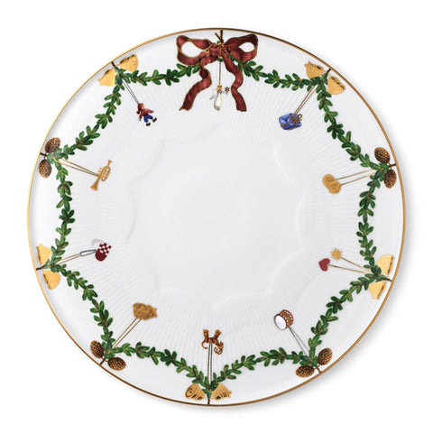 Royal Copenhagen Star Fluted Christmas Dish 32cm