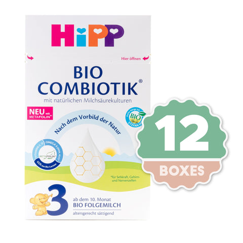 HiPP Combiotic Stage 3 Infant Milk Formula - 600g ( 12 Boxes )