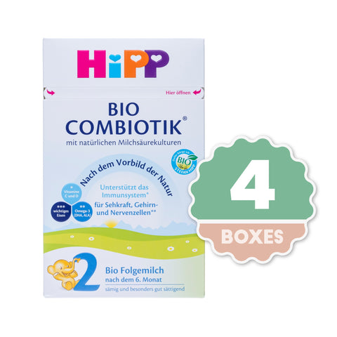 HiPP Combiotic Stage 2 Infant Milk Formula - 600g (4 Boxes)