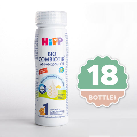 HiPP Combiotic Stage 1 Liquid Milk - 200ml * 18 bottles (Exp FEB.2024)