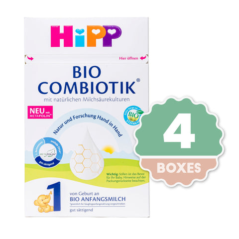 HiPP Combiotic Stage 1 Infant Milk Formula - 600g ( 4 Boxes )