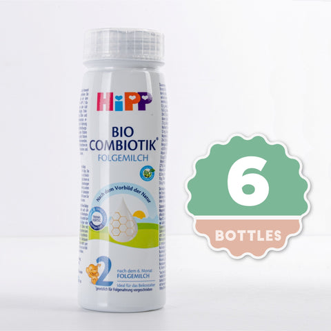 HiPP Combiotic Stage 2 Liquid Milk - 200ml * 6 bottles (Exp MAR.2024)