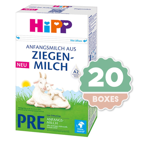 HiPP Organic PRE Infant Goat Milk - 400g ( 20 boxes )