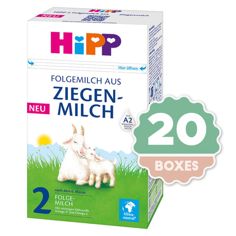 HiPP Organic 2 Follow On Goat Milk - 400g ( 20 boxes )