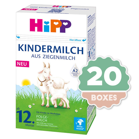 HiPP Organic Kindermilch Growing up Goat Milk - 400g ( 20 boxes )