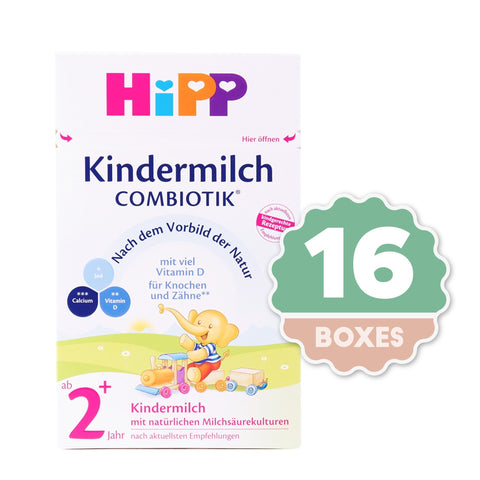 HiPP Combiotic Kindermilch 2+ Baby Formula - 600g ( 16 boxes )