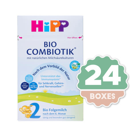 HiPP Combiotic Stage 2 Infant Milk Formula - 600g ( 24 Boxes )