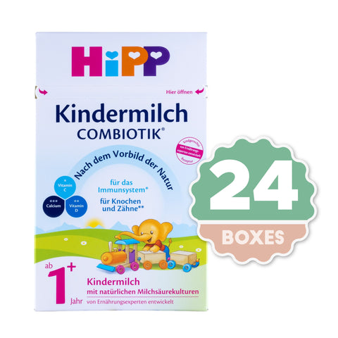 HiPP Combiotic Kindermilch 1+ Baby Formula - 600g ( 24 boxes )