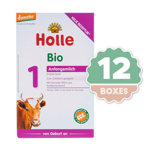 Holle Stage 1 Organic Infant Formula - 400g ( 12 Boxes )