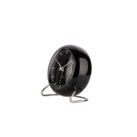 Arne Jacobsen - Table Clock - City Hall Alarm - Black