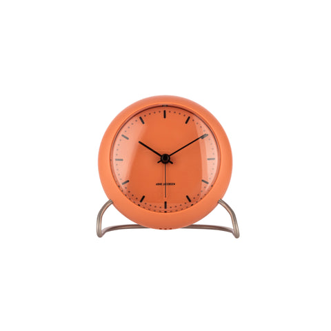 Arne Jacobsen - Table Clock - City Hall Alarm - Orange
