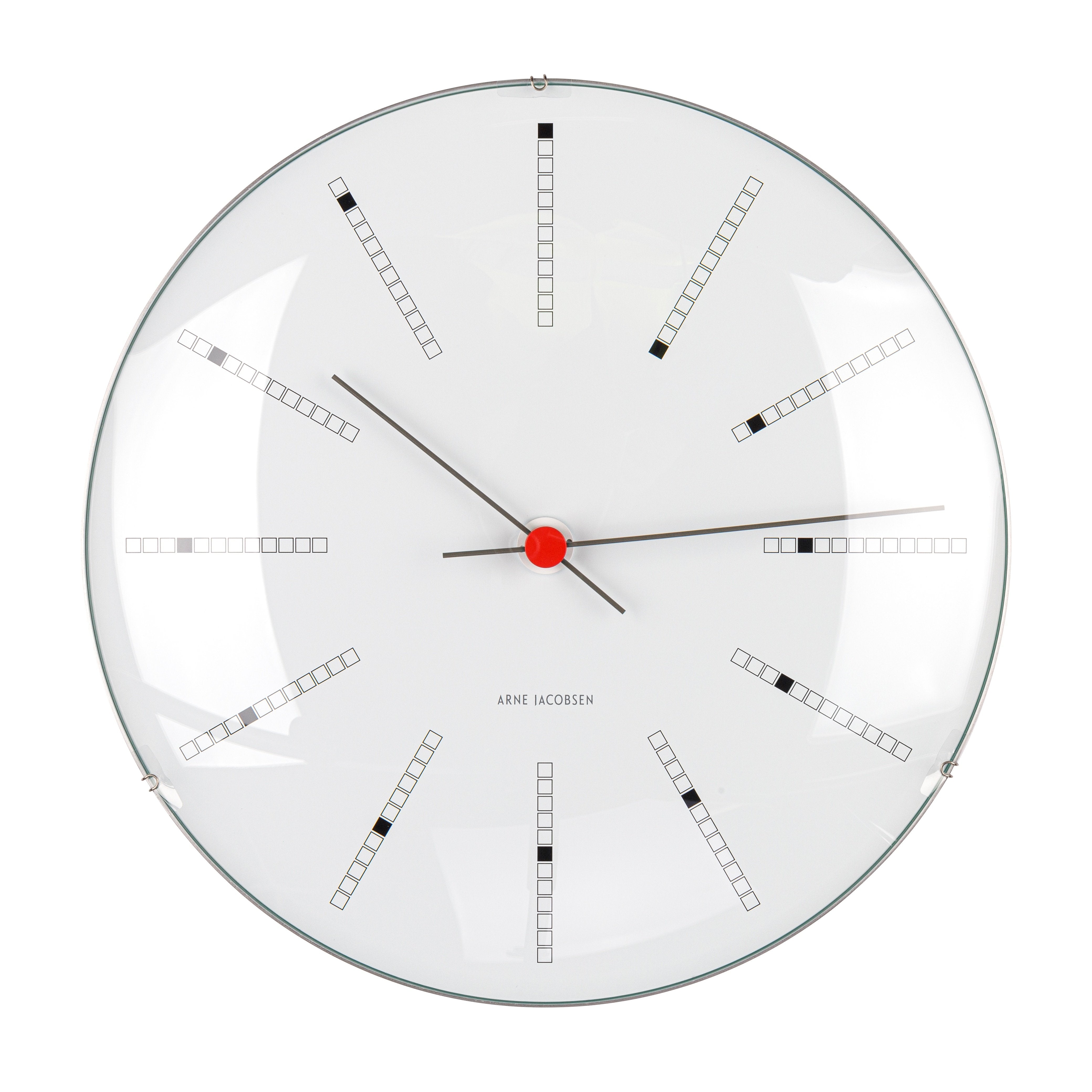 Arne Jacobsen Bankers Wall Clock White My Euro Mall