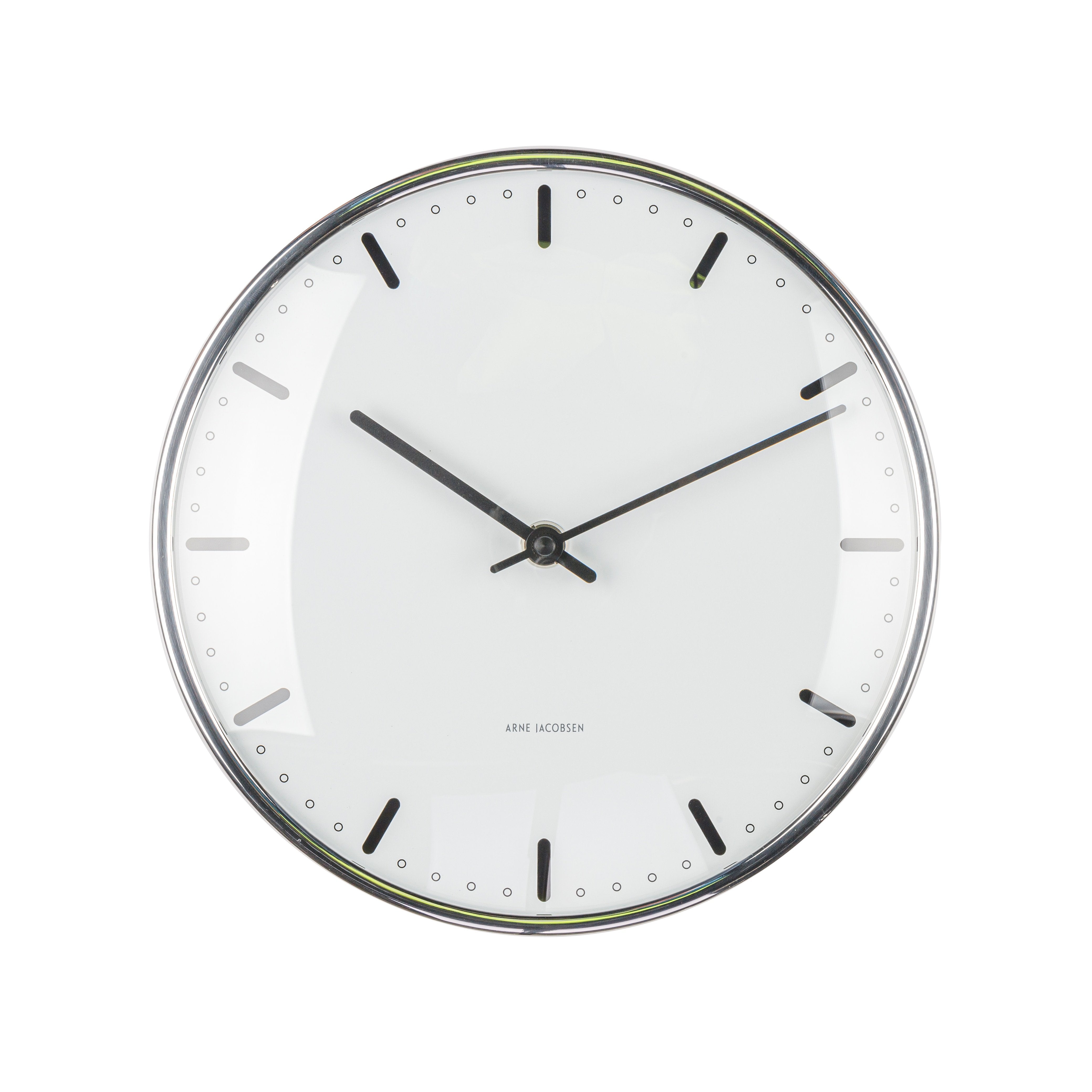 Arne Jacobsen City Hall Wall Clock White My Euro Mall