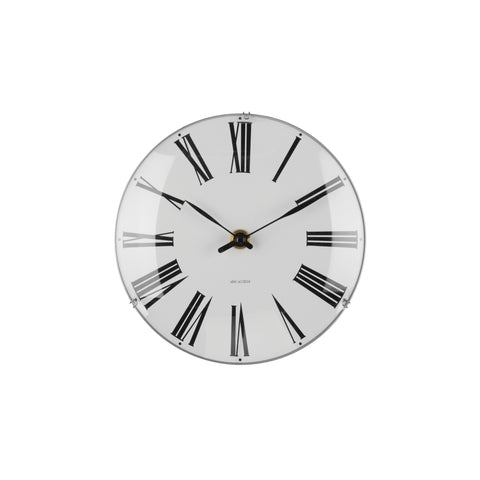 Arne Jacobsen - Roman Wall Clock - 16 CM in White