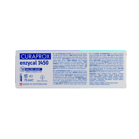 Curaprox Enzycal 1450 Toothpaste 75ml