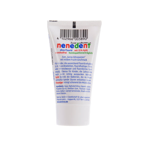 DENTINOX - nenedent® Children’s Toothpaste without Fluoride - 50ml