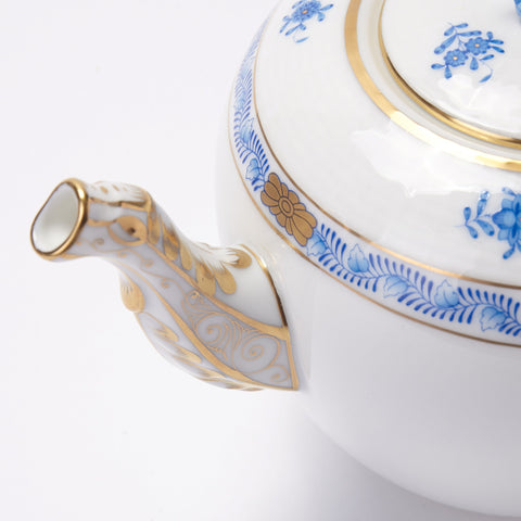 HEREND - Apponyi Blue - Teapot w. Butterfly Knob - 0.8L(27 oz)