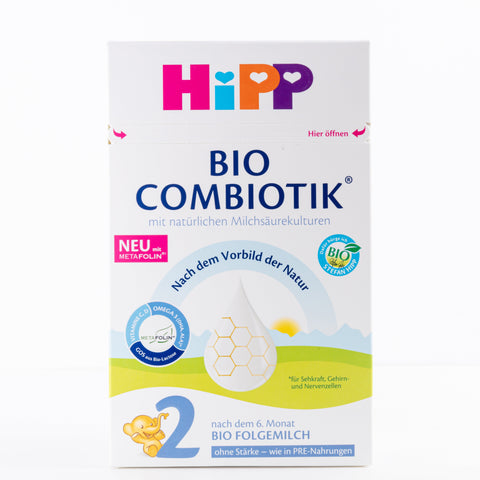 HiPP Combiotic Stage 2 NO STARCH Organic Infant Formula - 600g ( 16 Boxes )