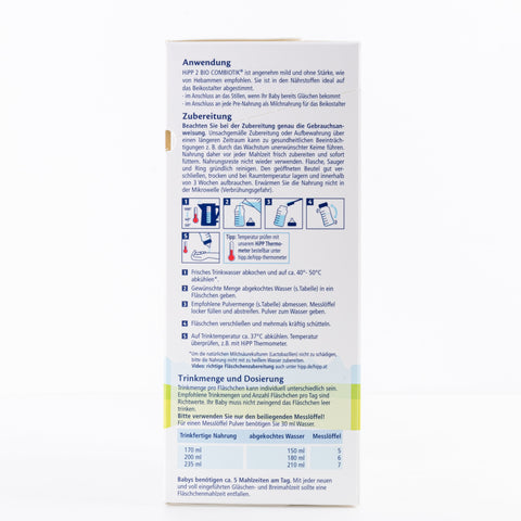 HiPP Combiotic Stage 2 NO STARCH Organic Milk Formula - 600g ( 8 Boxes )