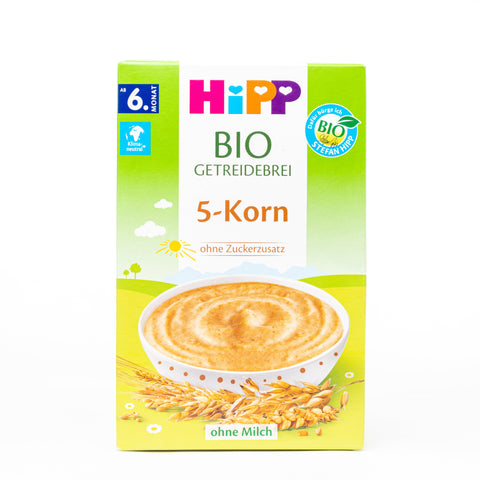 HiPP Organic Cereal - 5-Grain Porridge - 200g (1 Box)