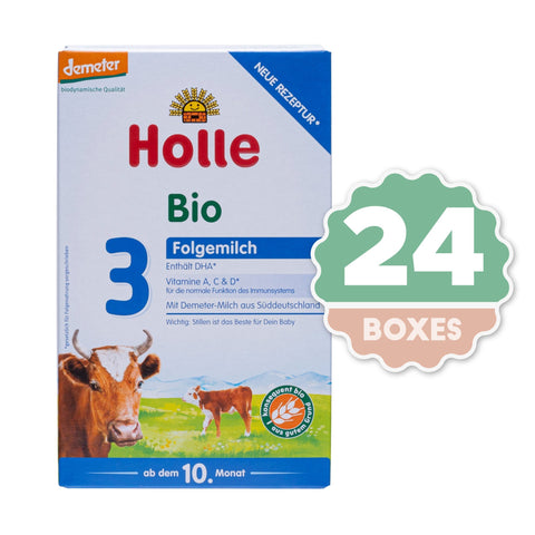 Holle Stage 3 Organic Infant Formula - 600g ( 24 Boxes )