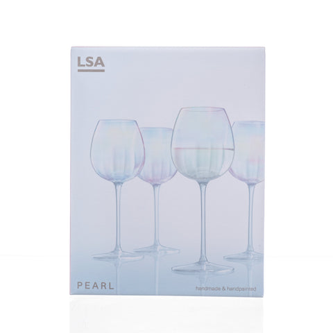 LSA - Pearl - White Wine Glass x 4 325ml