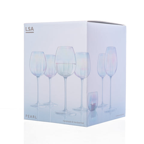 LSA - Pearl - White Wine Glass x 4 325ml