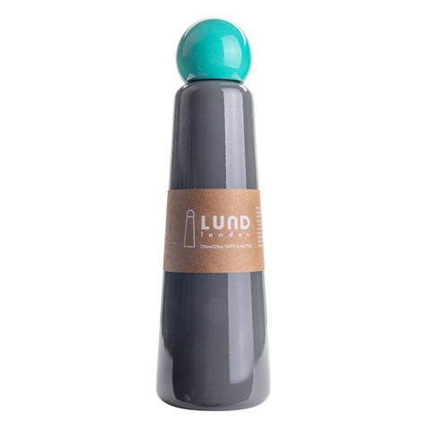 Lund London - Skittle Bottle Jumbo - 750ml - Dark Grey and Turquoise