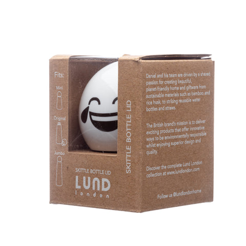 Lund London - Skittle Bottle Lid - White Laugh