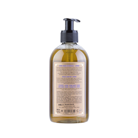 Marius Fabre - Marseille Liquid Soap with Pump - Lavender - 400ml