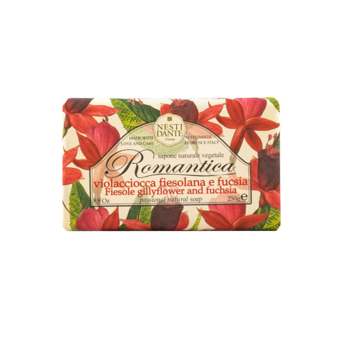 Nesti Dante - ROMANTICA Fiesole Gillyflower & Fuchsia Bar Soap 250g