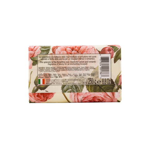 Nesti Dante - ROMANTICA Rose & Peony Bar Soap 250g